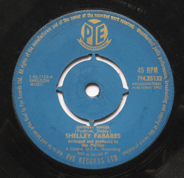 Shelley Fabares Johnny Angel Vinyl Discogs