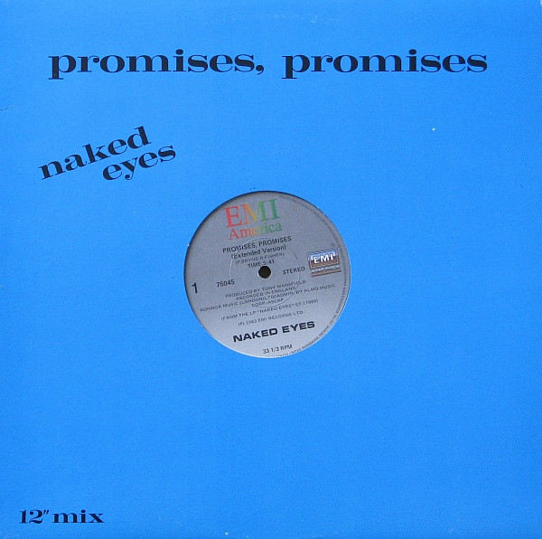 Naked Eyes Promises Promises Mix Vinyl Discogs
