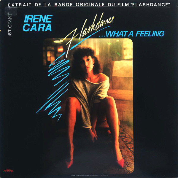 Cotes Vinyle Flashdance What A Feeling Par Irene Cara Galette Noire