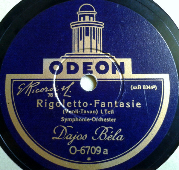 télécharger l'album SymphonieOrchester Dajos Béla - Rigoletto Fantasie