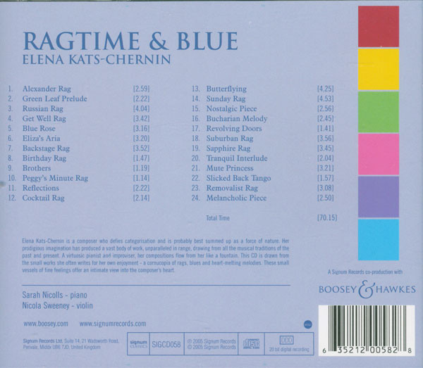 Album herunterladen Elena KatsChernin, Sarah Nicolls, Nicola Sweeney - Ragtime Blue