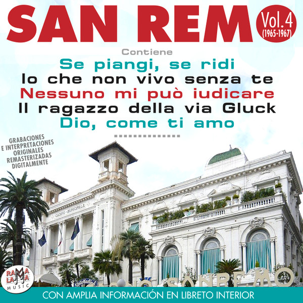 Album herunterladen Various - Festival De San Remo 1965 1967 Vol4