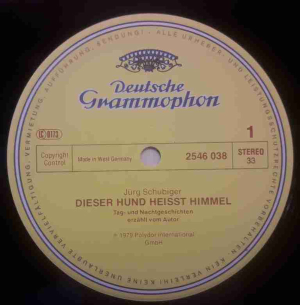 lataa albumi Jürg Schubiger - Dieser Hund Heißt Himmel