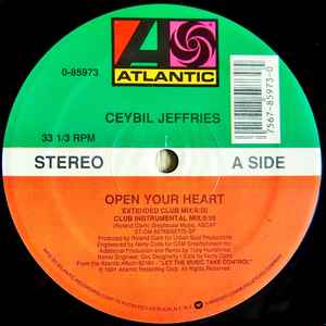 Ceybil Jefferies - Open Your Heart album cover