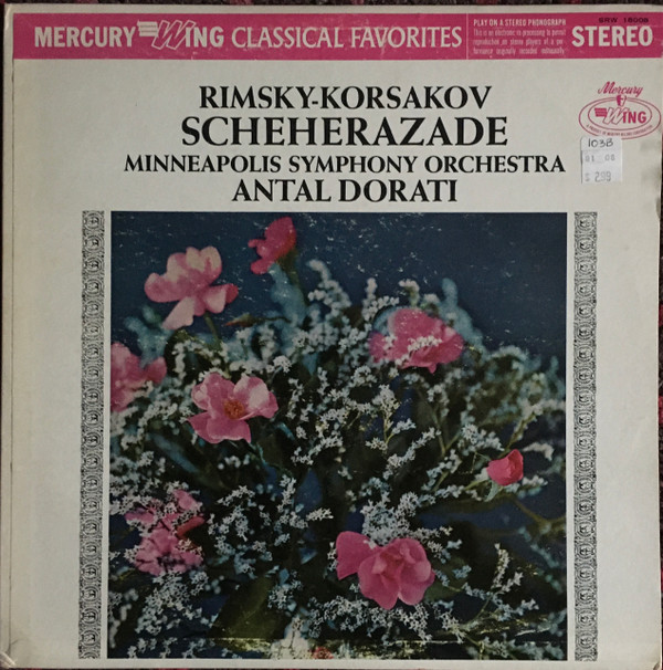 descargar álbum Antal Dorati, Minneapolis Symphony Orchestra, RimskyKorsakov - Scheherazade