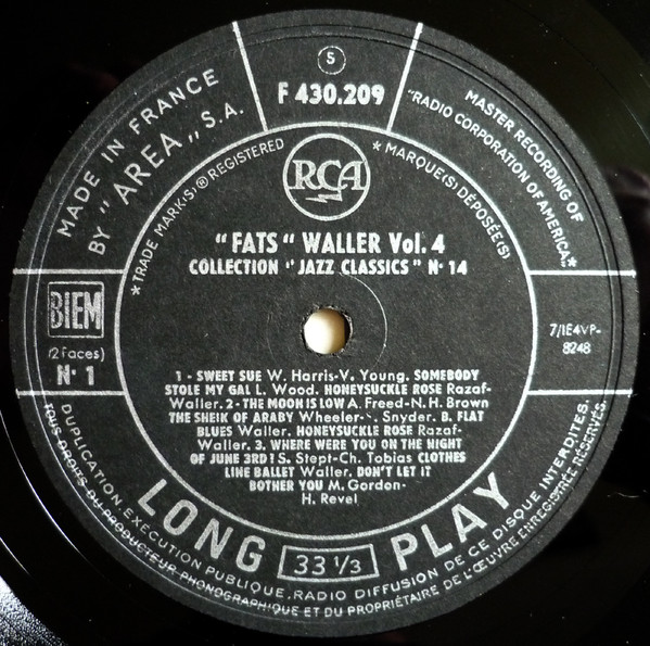 Album herunterladen Fats Waller - Vol 4
