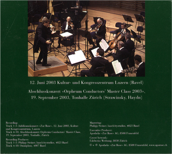 télécharger l'album Download Zürcher Kammerorchester - Jubiläums Musik 10 Jahre Zur Rose album