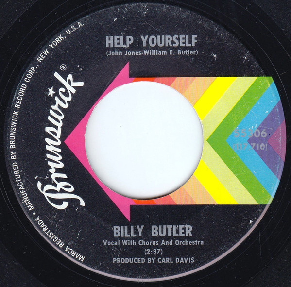 Billy Butler And Infinity – Now You Know / (What Do You Do) When Your  Baby's Gone (1972, Vinyl) - Discogs