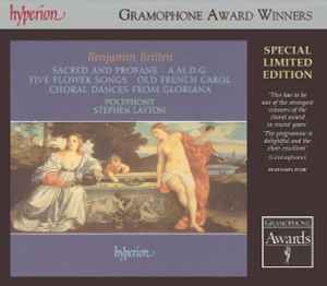 Benjamin Britten - Sacred And Profane And Other Choral Music Album-Cover