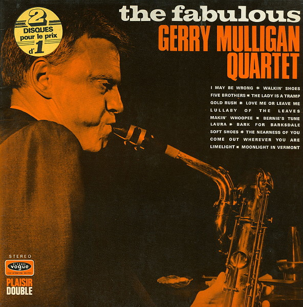 The Fabulous Gerry Mulligan Quartet (Vinyl) - Discogs