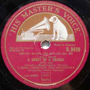 Lionel Hampton And His Orchestra - A Ghost Of A Chance / Altitude album cover