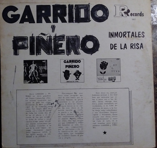 lataa albumi Garrido y Pinero - Immortales De La Risa