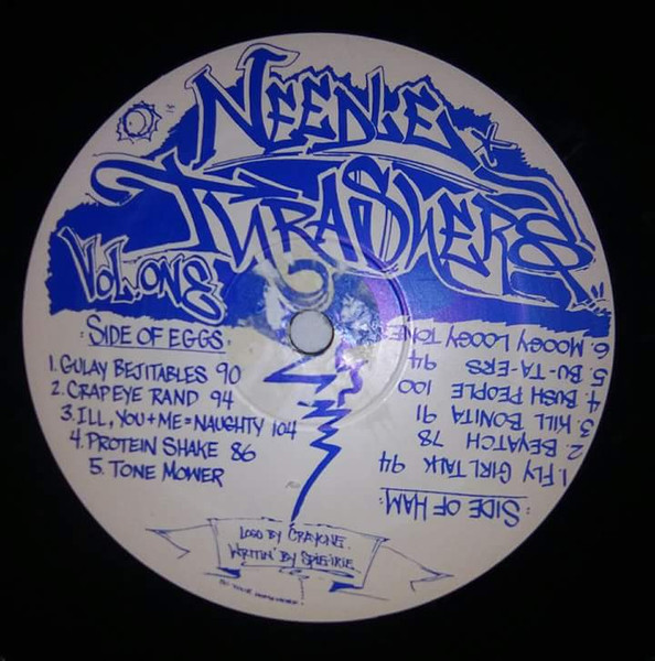 DJ Q-Bert – Needle Thrashers Vol.One (1997, Blue-White Labels