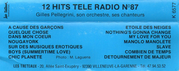 descargar álbum Gilles Pellegrini, Son Orchestre Et Ses Chanteurs - 12 Hits Télé Radio N87