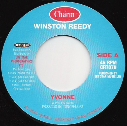 last ned album Winston Reedy - Yvonne