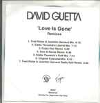 Cover of Love Is Gone (Remixes), 2007-08-03, CDr