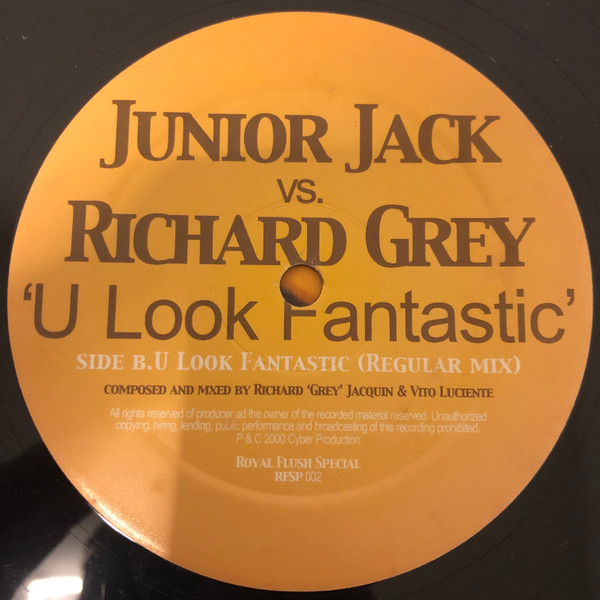 télécharger l'album Junior Jack vs Richard Grey - U Look Fantastic