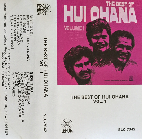 Hui Ohana – The Best Of Hui Ohana Volume I (1979, Vinyl) - Discogs