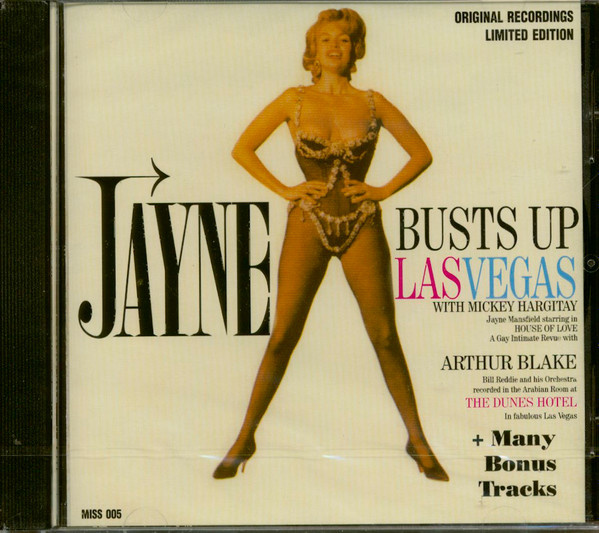Jayne Mansfield – Jayne Mansfield Busts Up Las Vegas (1998, CD 