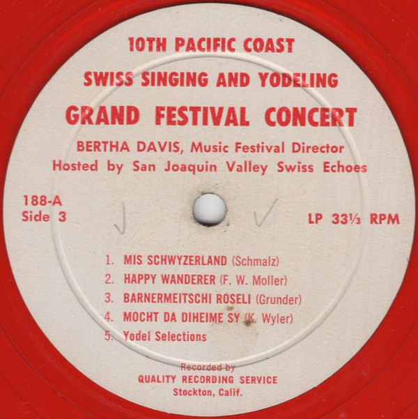 ladda ner album United Swiss Singing Societies Of The Pacific Coast - 10th Pacific Coast Grand Festival Concert