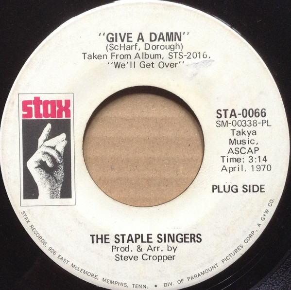 The Staple Singers - Give A Damn | Releases | Discogs