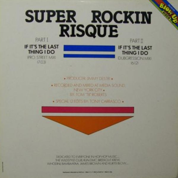 ladda ner album Super Rockin Risque - If Its The Last Thing I Do