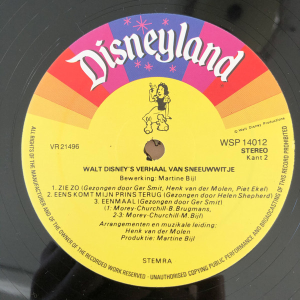 lataa albumi Download Walt Disney - Walt Disneys Verhaal Van Sneeuwwitje album