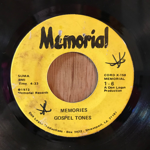 last ned album Gospel Tones - Memories Let Me Feel Your Spirit