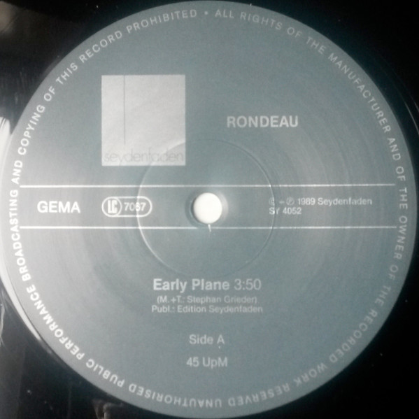 baixar álbum Rondeau - Early Plane