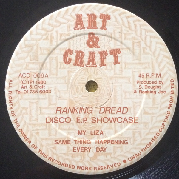 Ranking Dread – Disco E.P. Showcase (1980, Vinyl) - Discogs