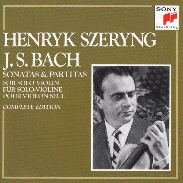 Henryk Szeryng = シェリング, J. S. Bach = バッハ – Sonatas 