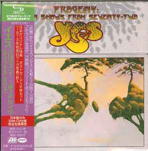 Yes – Progeny: Seven Shows From Seventy-Two (2015, Box Set) - Discogs