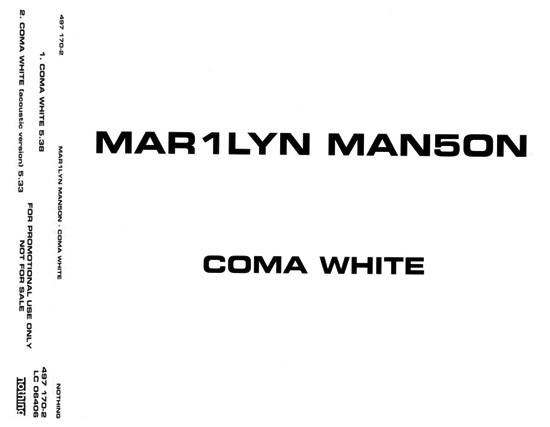 descargar álbum Mar1lyn Man5on - Coma White