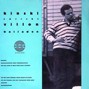 Klaus Kinski - Balladen Album-Cover