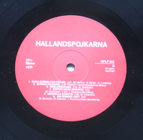 Album herunterladen Hallandspojkarna - Hallandspojkarna