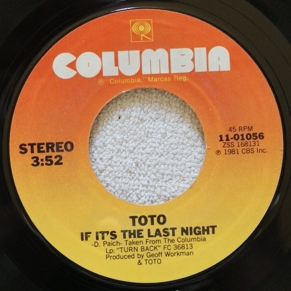 baixar álbum Toto - If Its The Last Night