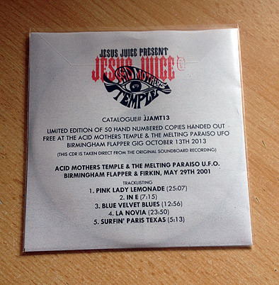 télécharger l'album Acid Mothers Temple & The Melting Paraiso UFO - Birmingham Flapper Firkin May 29th 2001
