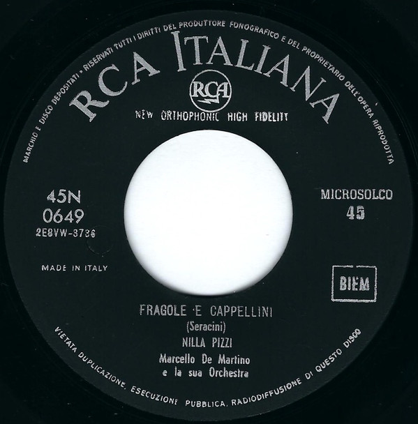 baixar álbum Nilla Pizzi - Fragole E Cappellini