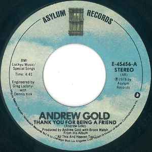 Andrew Gold – Thank You For Being A Friend (1978