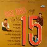 Cover of Paul Anka Sings His Big 15, Volume 2, 1961, Vinyl