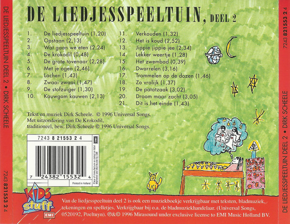 lataa albumi Dirk Scheele - De Liedjesspeeltuin Deel 2