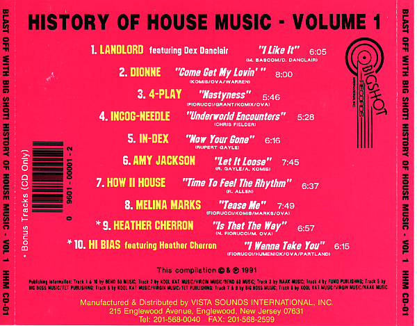 baixar álbum Various - Blast Off With Big Shot History Of House Music Volume One