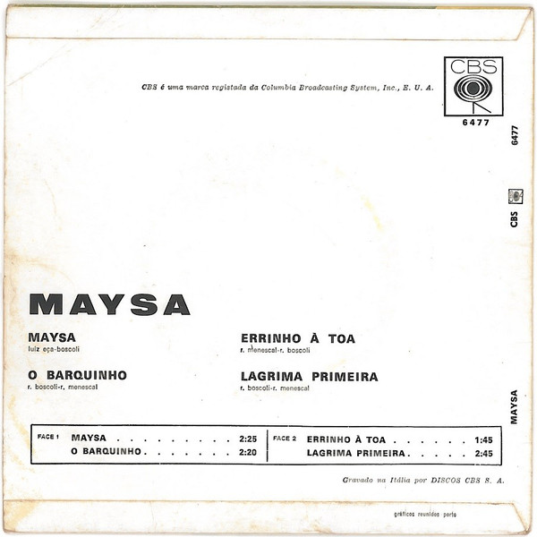 descargar álbum Maysa Matarazzo - Tempo De Samba