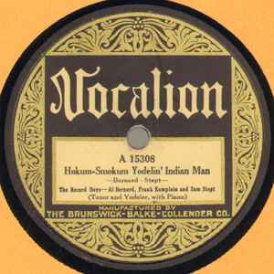 The Record Boys -  Hokum-Smokum Yodelin' Indian Man / Harmonica Jim album cover