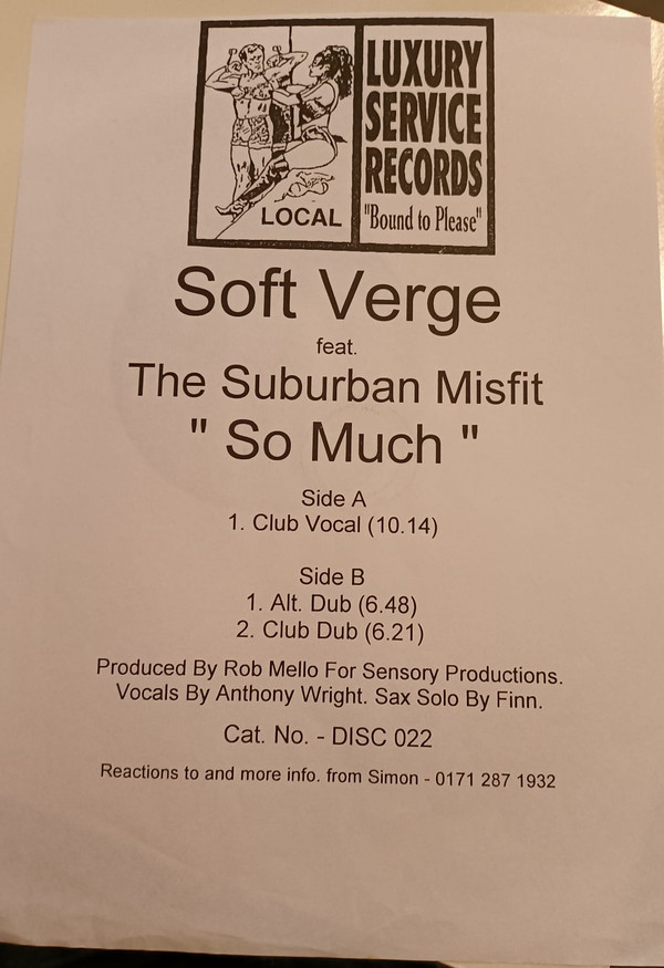 baixar álbum Soft Verge Featuring Anthony Wright - So Much