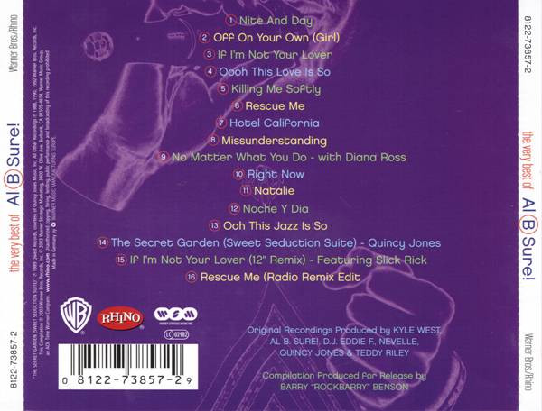 descargar álbum Al B Sure! - The Very Best Of Al B Sure
