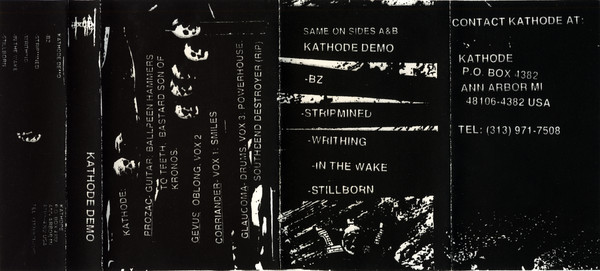baixar álbum Kathode - Kathode Demo