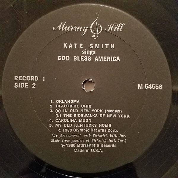 last ned album Kate Smith - Kate Smith Sings God Bless America