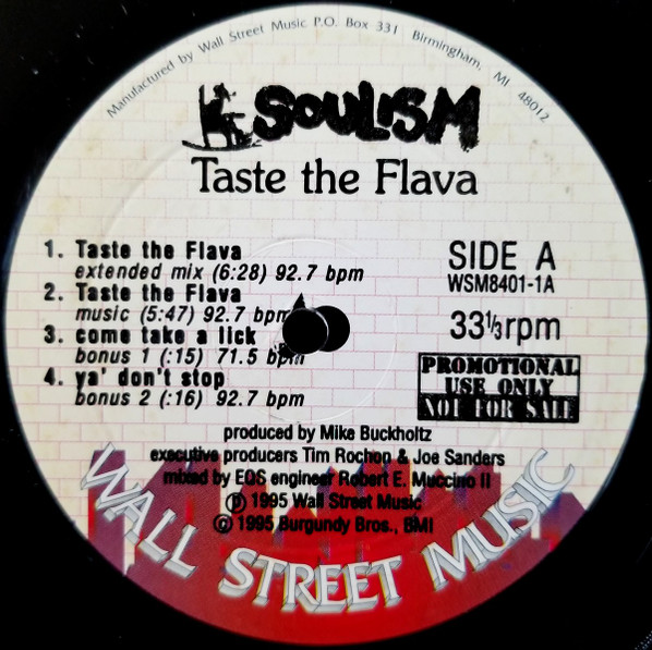 Soulism – Taste The Flava (1995, Cassette) - Discogs