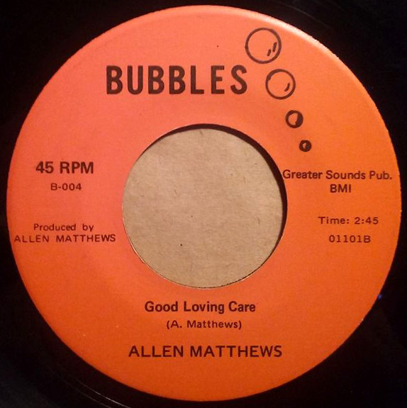 descargar álbum Allen Matthews - Allens Party Good Loving Care